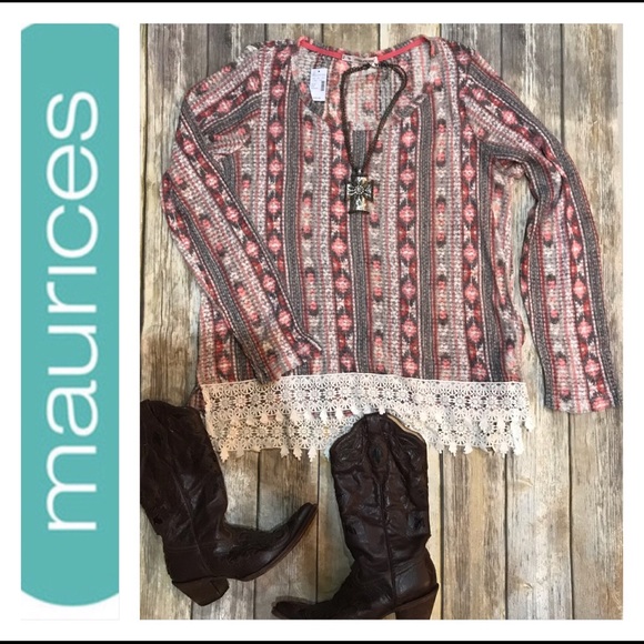 Maurices Sweaters - 💐Maurices Tribe Lace Sweater  💐